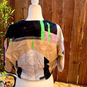 RUBIN&CHAPELLE artsy 100% silk shawl size small